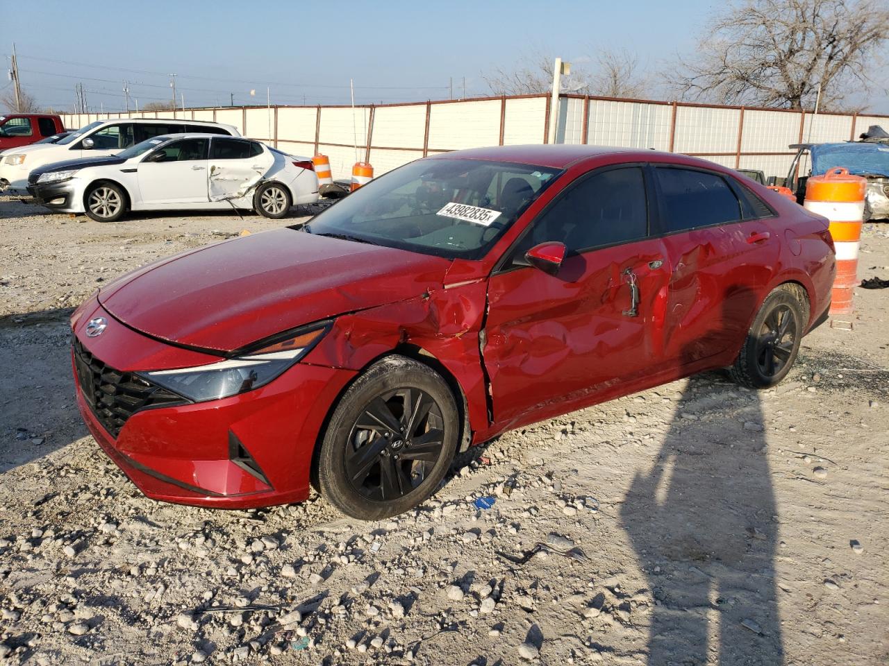 2022 Hyundai Elantra VIN KMHLM4AG3NU330750 - Copart auction photo