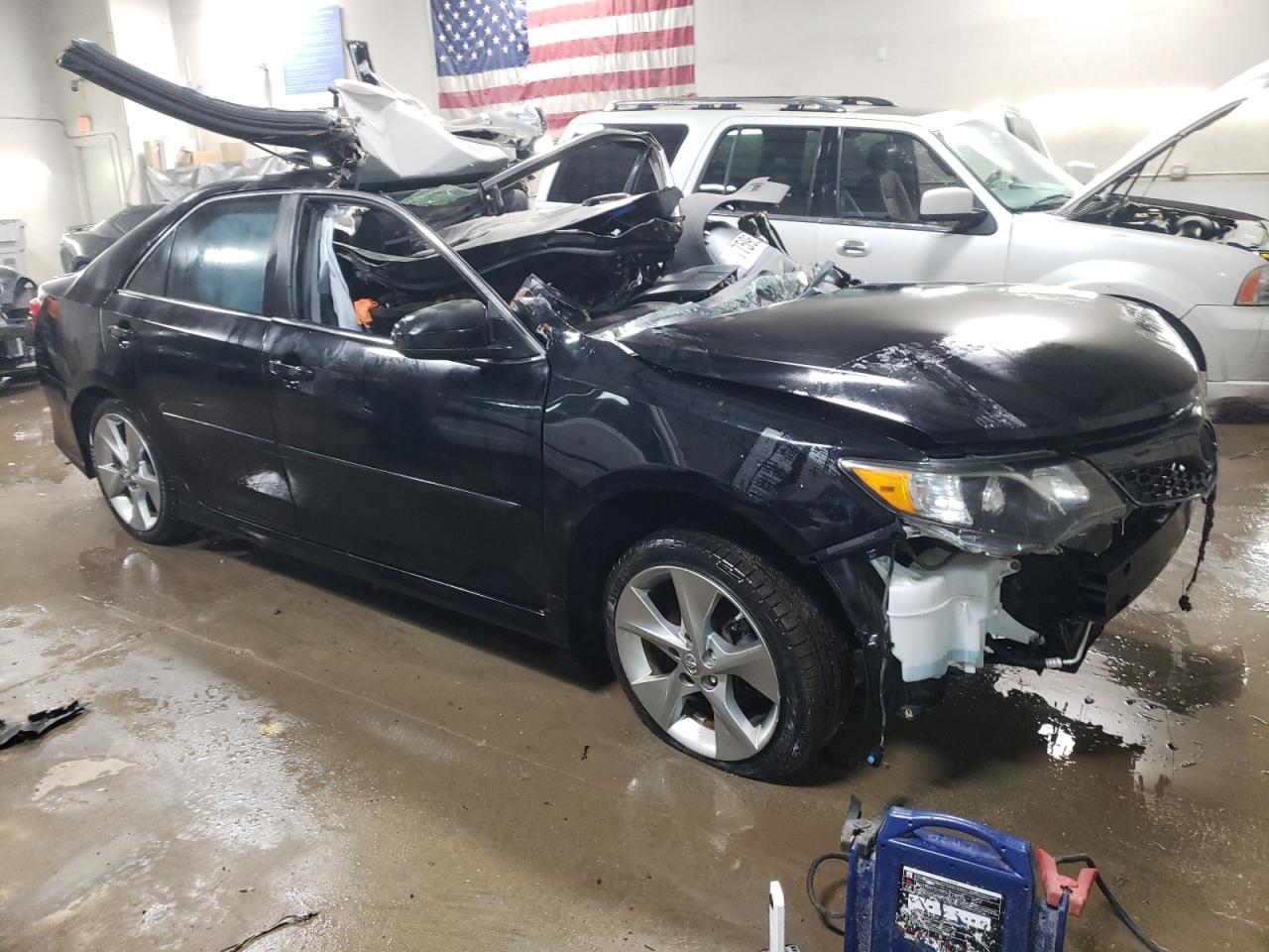 2013 Toyota Camry VIN 4T1BK1FK3DU525436 Copart auction photo, all over damage thumbnail 4