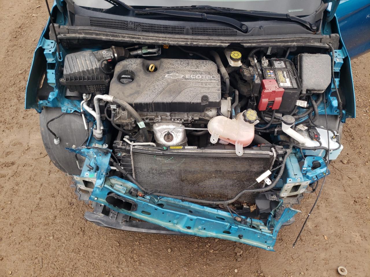 2019 Chevrolet Spark VIN KL8CD6SA6KC708225 Copart auction photo, front end damage thumbnail 11