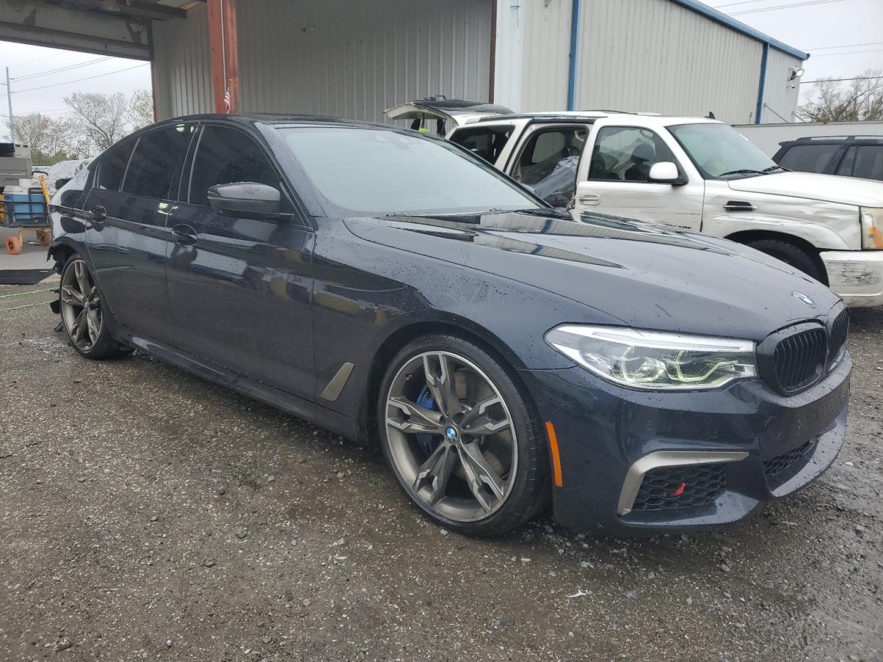2019 BMW M5 VIN WBAJB9C55KB464058 Copart auction photo, rear end damage thumbnail 4