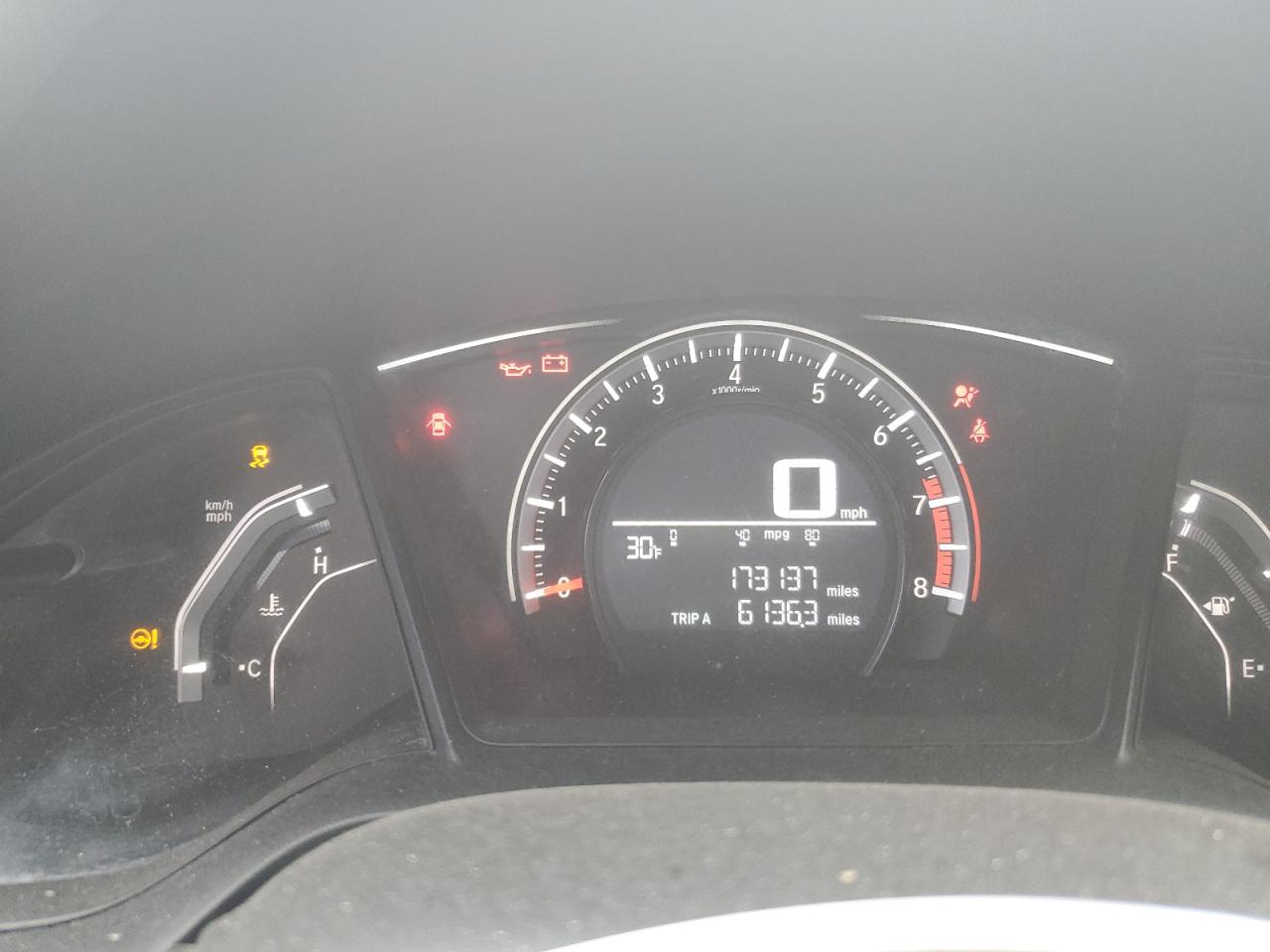 2016 Honda Civic VIN 2HGFC2F52GH503892 Copart auction photo, undercarriage damage thumbnail 9