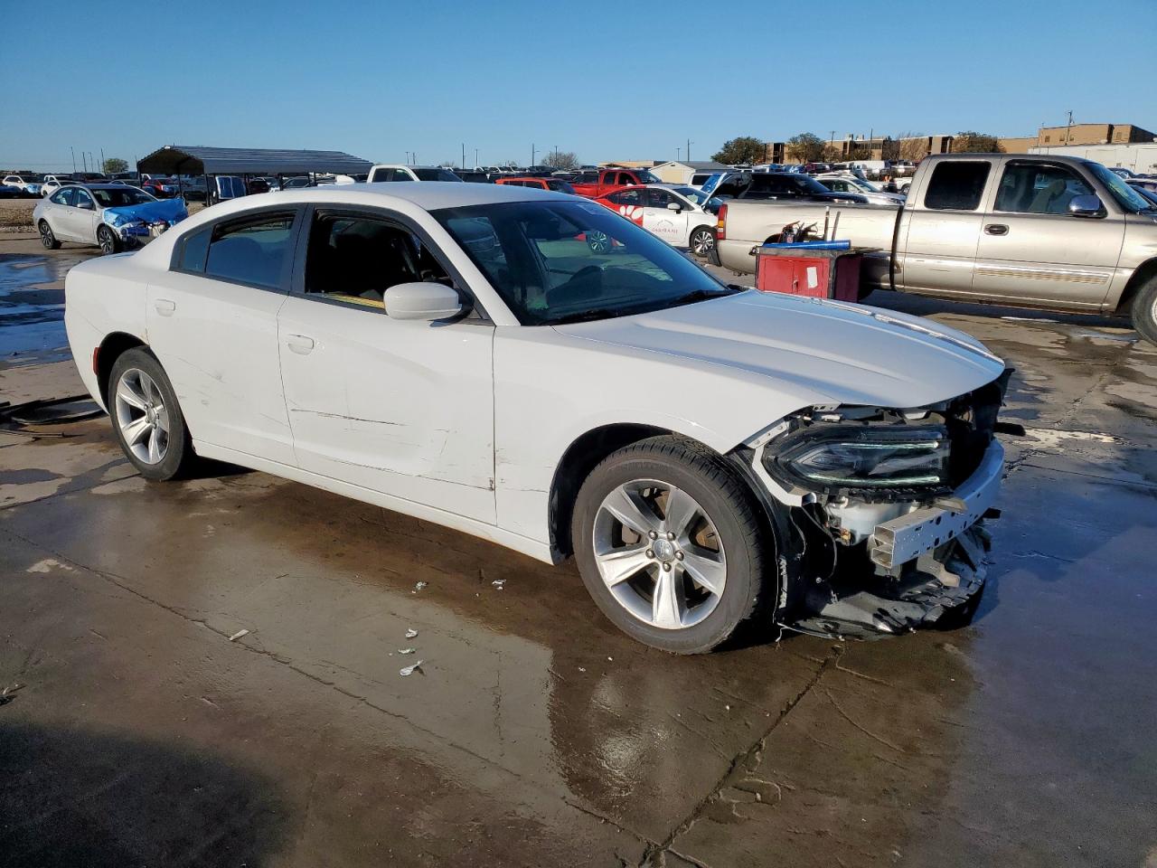 2017 Dodge Charger VIN 2C3CDXHG8HH523421 Copart auction photo, front end / all over damage thumbnail 4