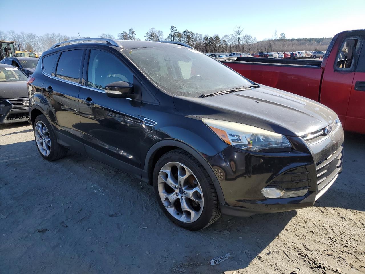 2014 Ford Escape VIN 1FMCU0J93EUD79344 Copart auction photo, front end damage thumbnail 4