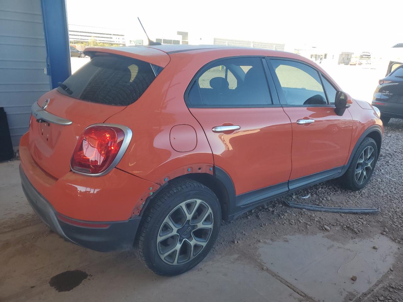 2016 Fiat 500 VIN ZFBCFXCT1GP354611 Copart auction photo, rear end damage thumbnail 3