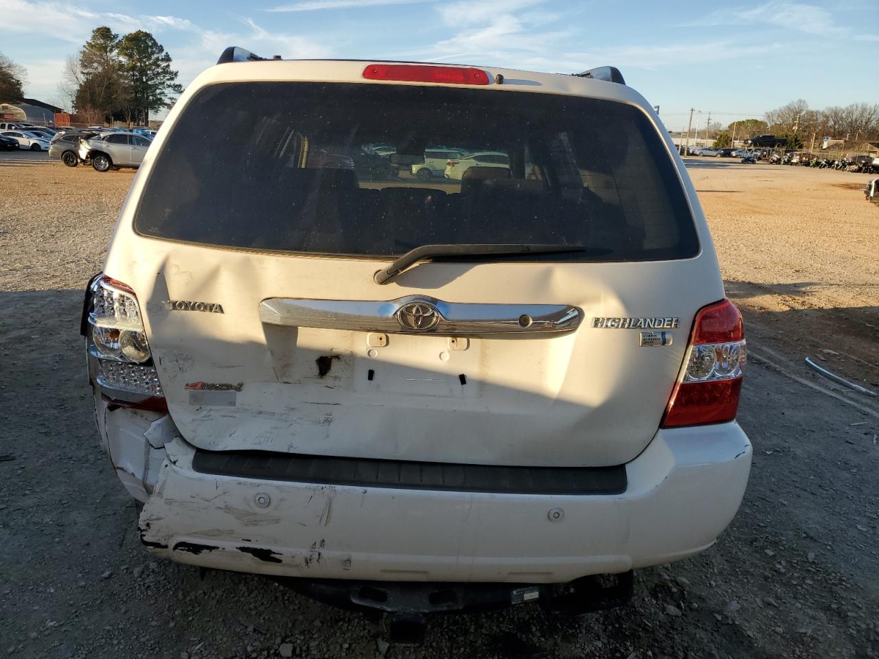 2007 Toyota Highlander VIN JTEHW21A170041568 Copart auction photo, rear end damage thumbnail 6