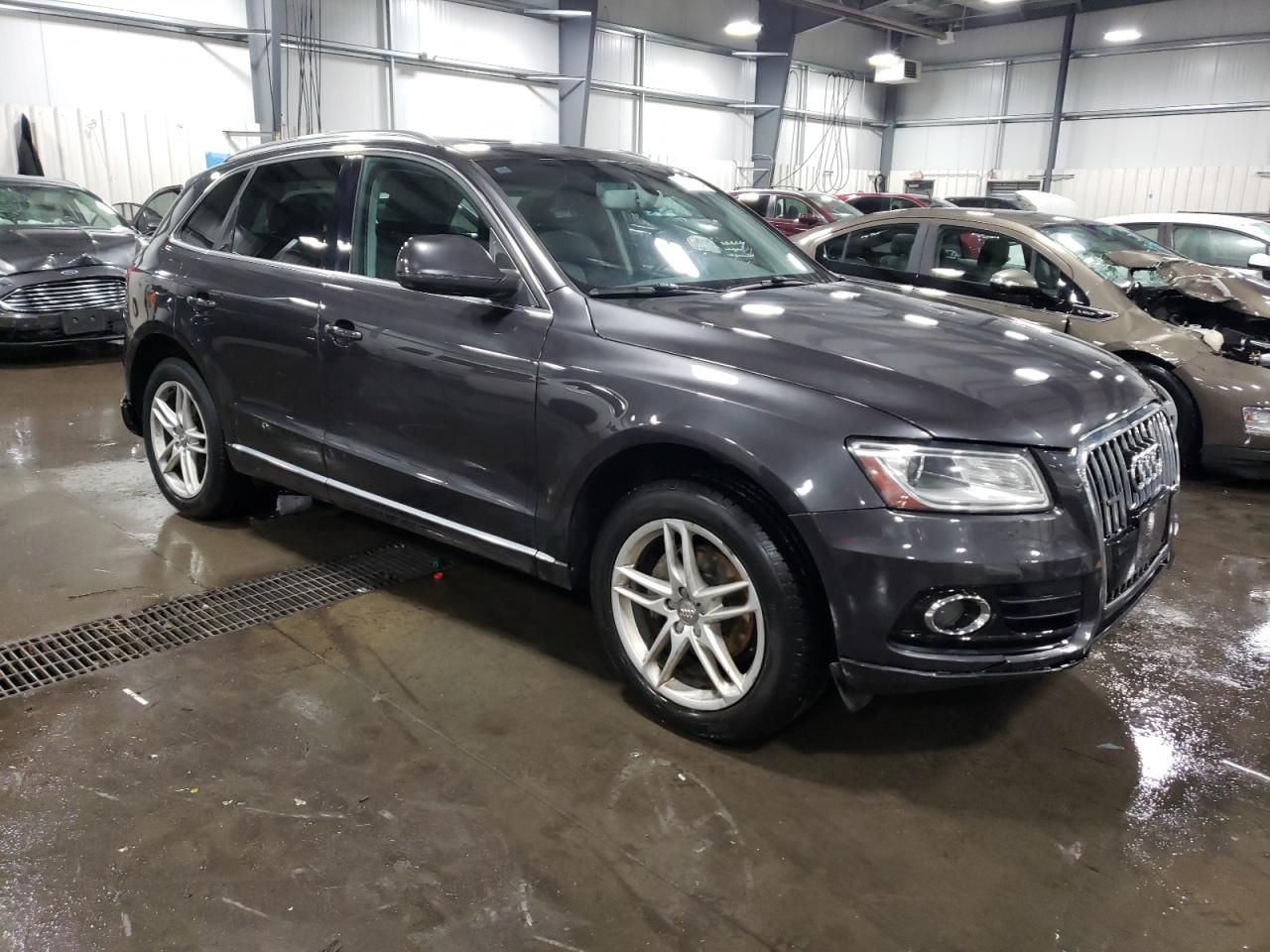 2014 Audi Q5 VIN WA1LFAFP6EA073469 Copart auction photo, rear end / front end damage thumbnail 4