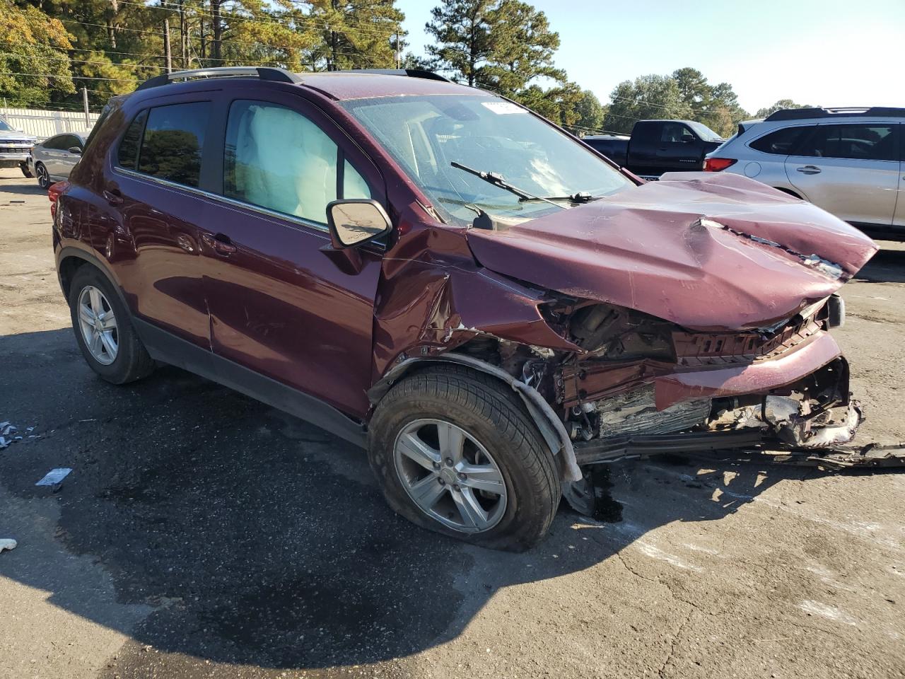 2017 Chevrolet Trax VIN 3GNCJLSB5HL259194 Copart auction photo, front end damage thumbnail 4