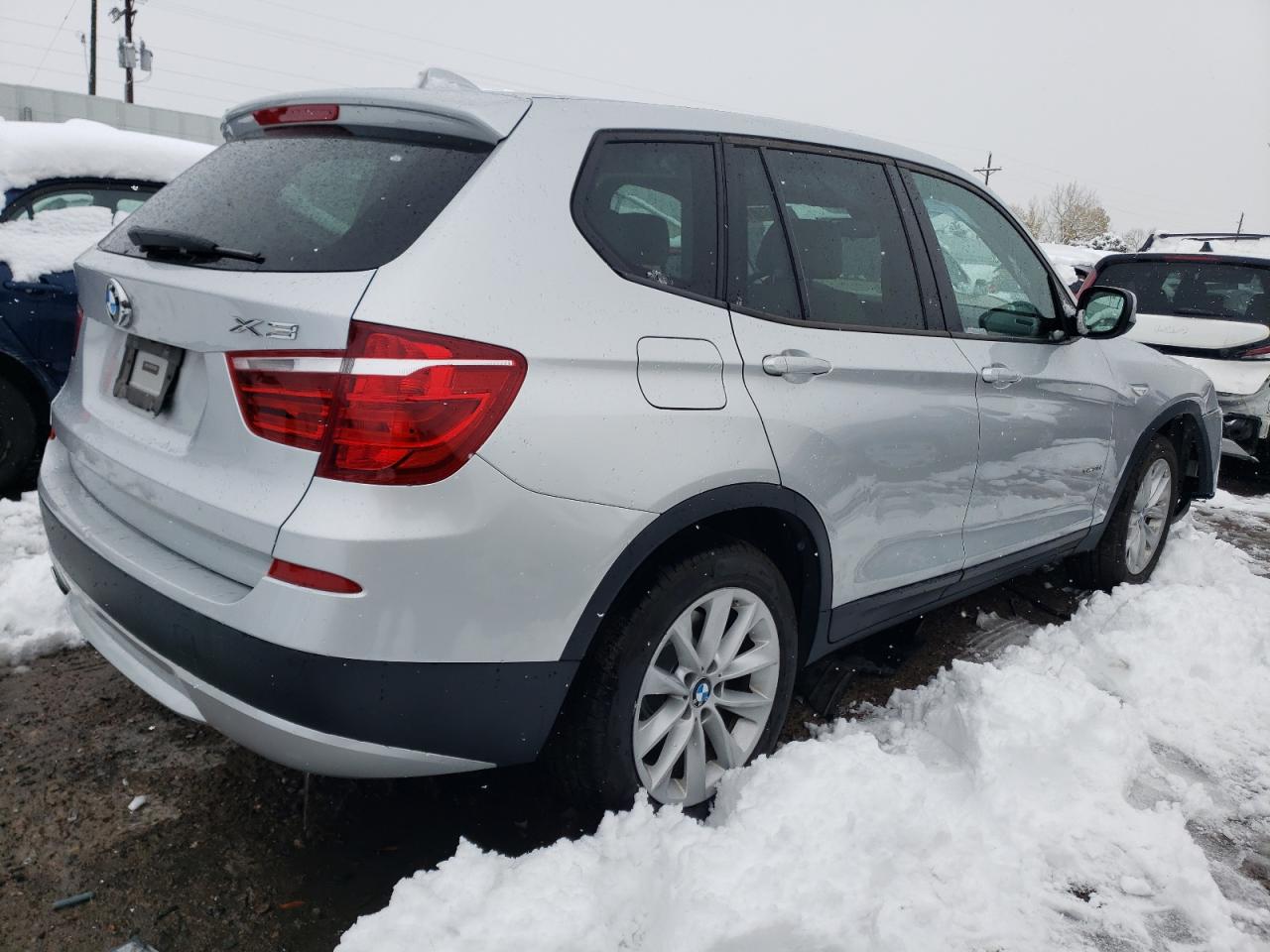 2014 BMW X3 VIN 5UXWX9C5XE0D34451 Copart auction photo, front end / minor dent/scratches damage thumbnail 3