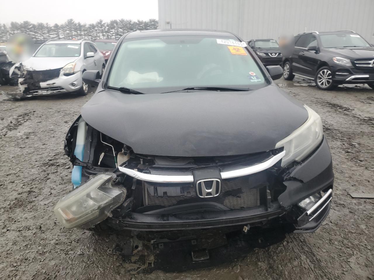 2015 Honda CR-V VIN 2HKRM4H51FH662605 Copart auction photo, front end damage thumbnail 5