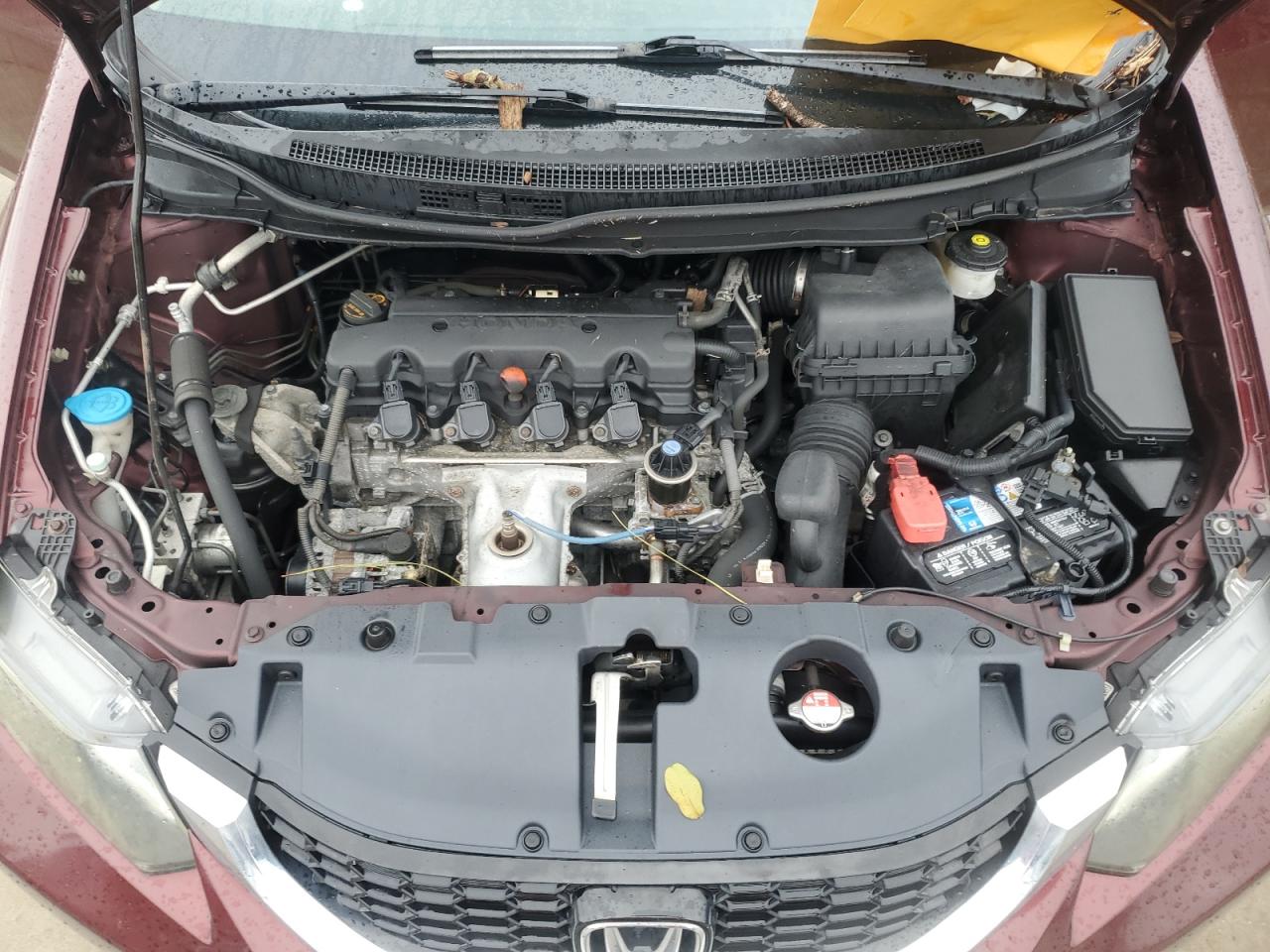 2013 Honda Civic VIN 19XFB2F86DE277021 Copart auction photo, water/flood damage thumbnail 11