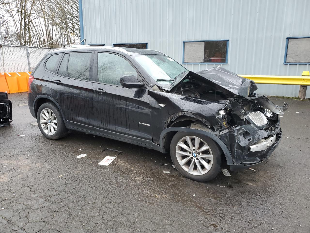 2014 BMW X3 VIN 5UXWX9C53E0D40544 Copart auction photo, front end damage thumbnail 4