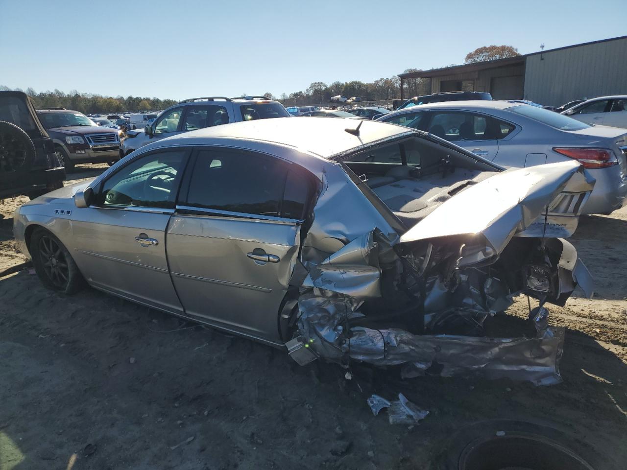 2006 Buick Lucerne VIN 1G4HD57276U179016 Copart auction photo, rear end / side damage thumbnail 2
