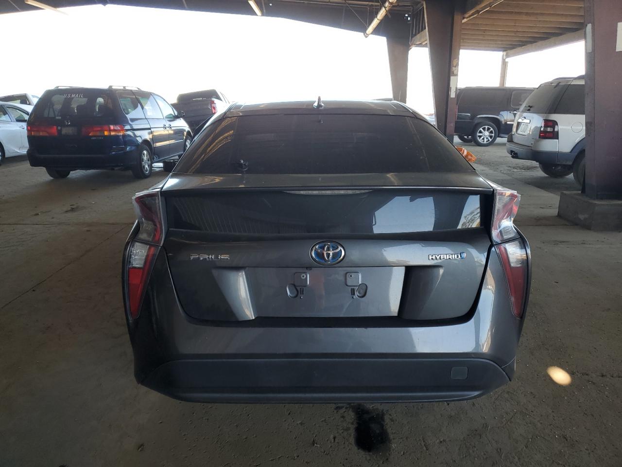 2016 Toyota Prius VIN JTDKBRFU5G3003583 Copart auction photo, side damage thumbnail 6