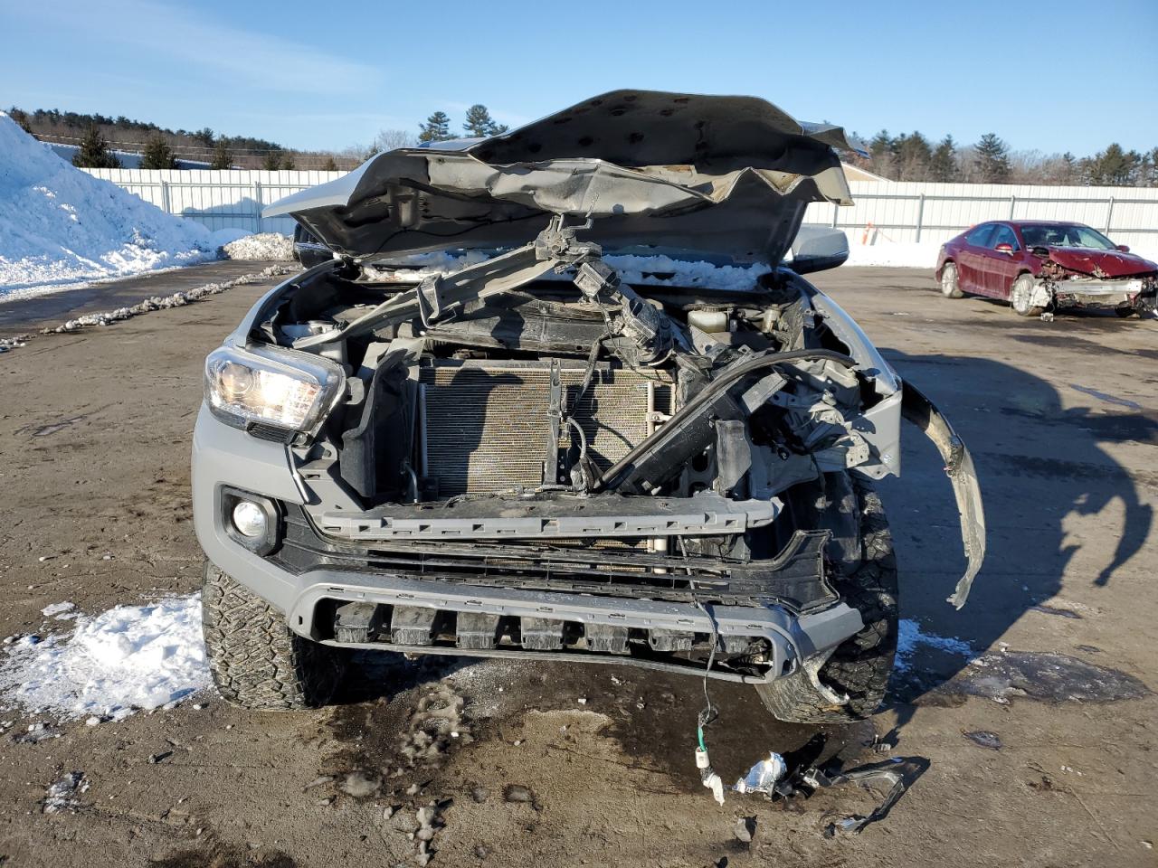 2021 Toyota Tacoma VIN 3TYCZ5AN9MT029532 Copart auction photo, front end damage thumbnail 5