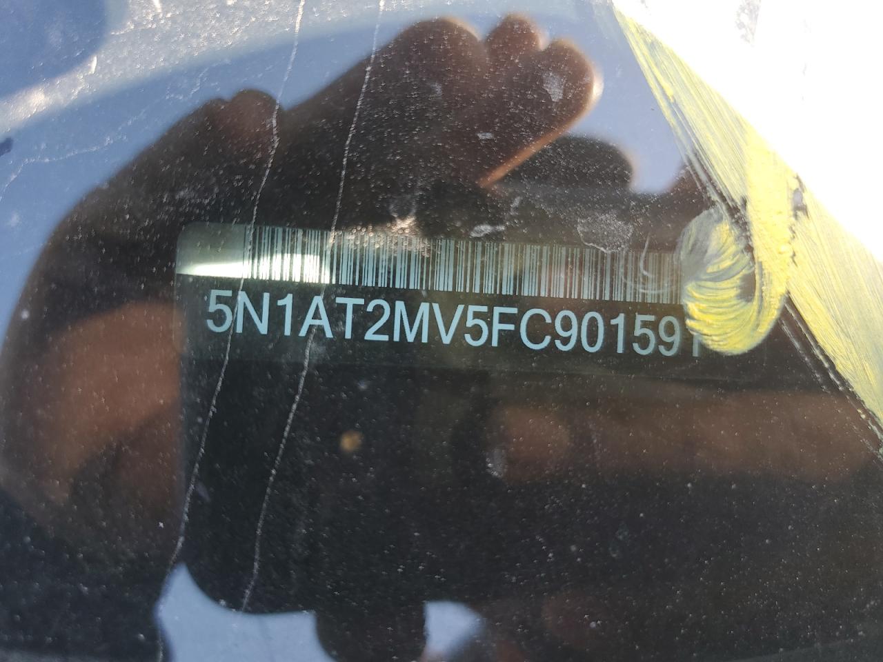 2015 Nissan Rogue VIN 5N1AT2MV5FC901591 Copart auction photo, front end damage thumbnail 13