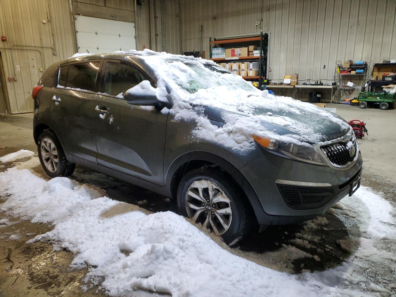 2014 KIA Sportage VIN KNDPBCAC6E7628405 Copart auction photo, rear end / front end damage thumbnail 4