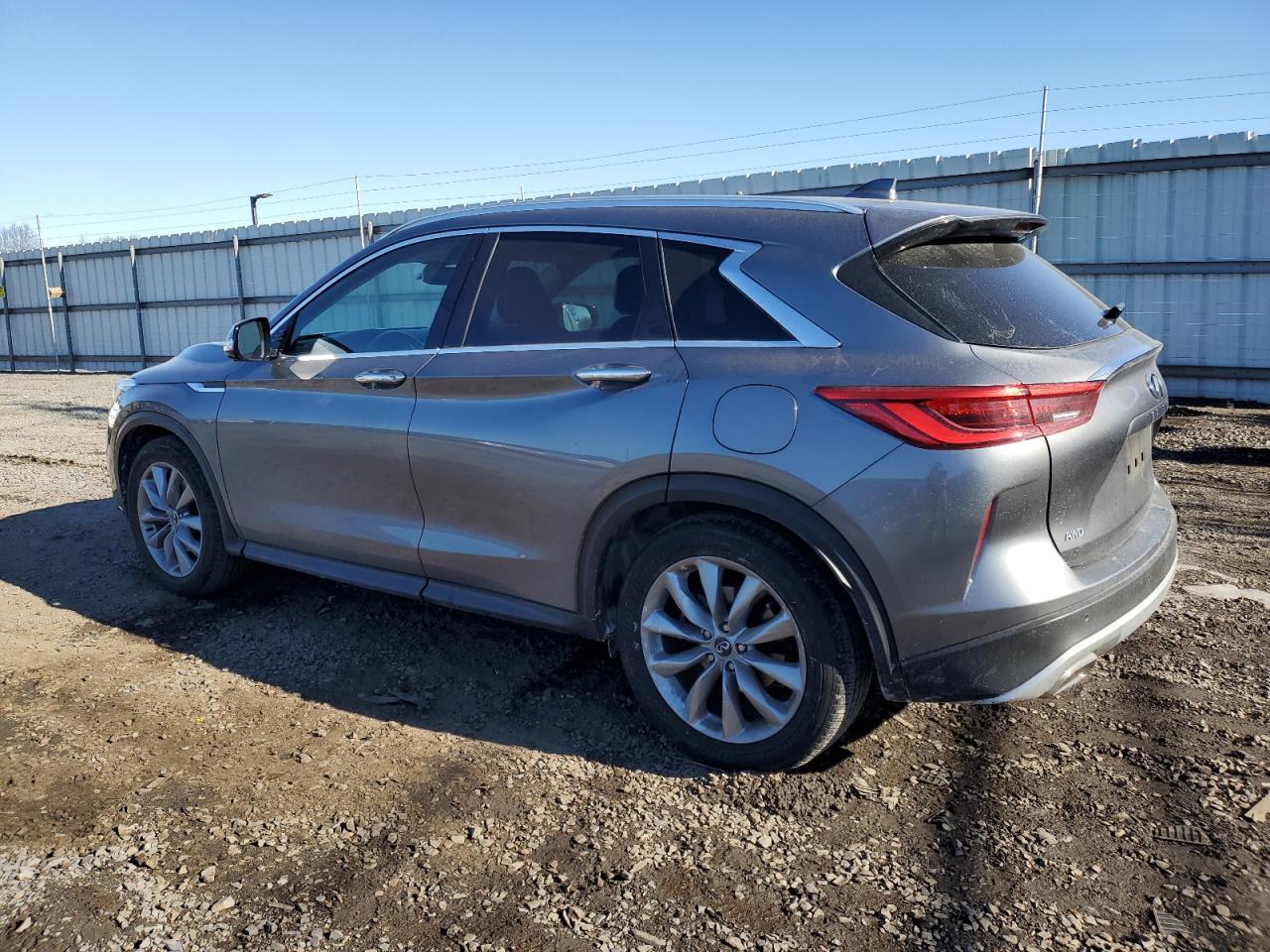 2019 Infiniti QX50 VIN 3PCAJ5M31KF143305 Copart auction photo, side damage thumbnail 2