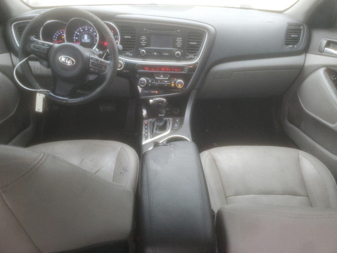 2014 KIA Optima VIN 5XXGN4A72EG323264 Copart auction photo, front end damage thumbnail 8