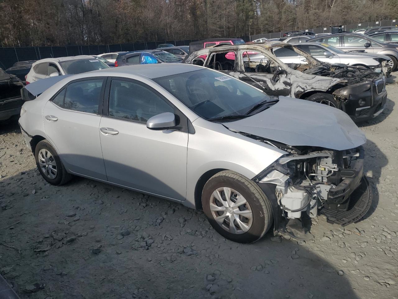 2014 Toyota Corolla VIN 2T1BURHE0EC168915 Copart auction photo, front end / rear end damage thumbnail 4