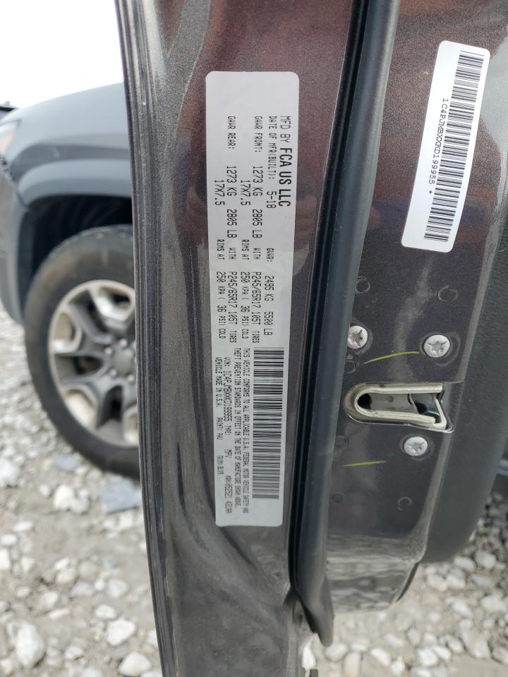 2019 Jeep Cherokee VIN 1C4PJMBXXKD199955 Copart auction photo, front end damage thumbnail 13