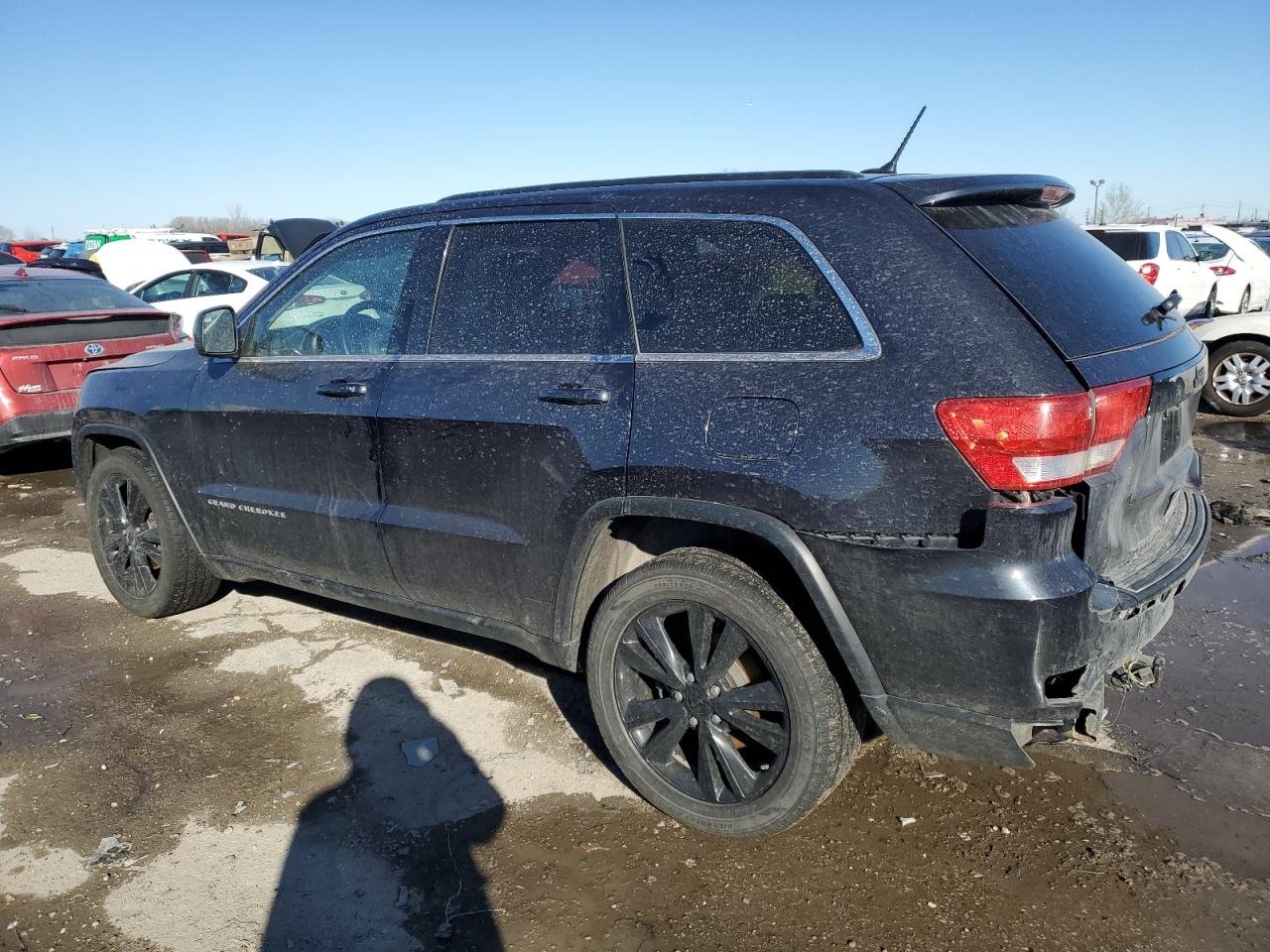 2012 Jeep Grand Cherokee VIN 1C4RJEAT0CC361631 Copart auction photo, rear end / minor dent/scratches damage thumbnail 2
