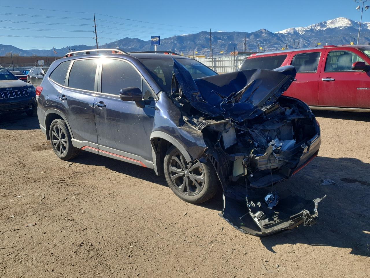 2021 Subaru Forester VIN JF2SKARC5MH515378 Copart auction photo, front end damage thumbnail 4