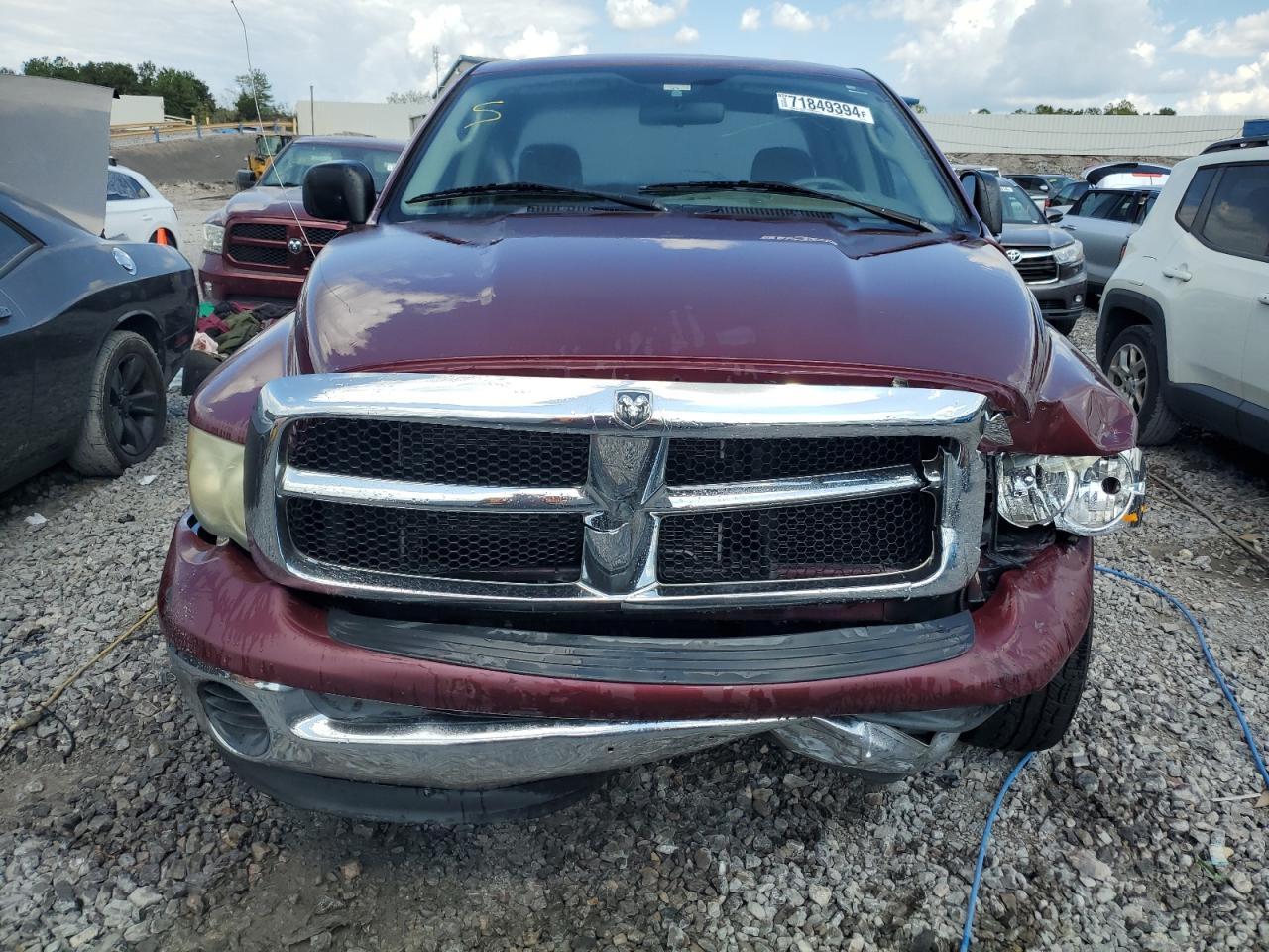 2003 Dodge RAM VIN 1D7HA18N13S377537 Copart auction photo, front end / rear end damage thumbnail 5