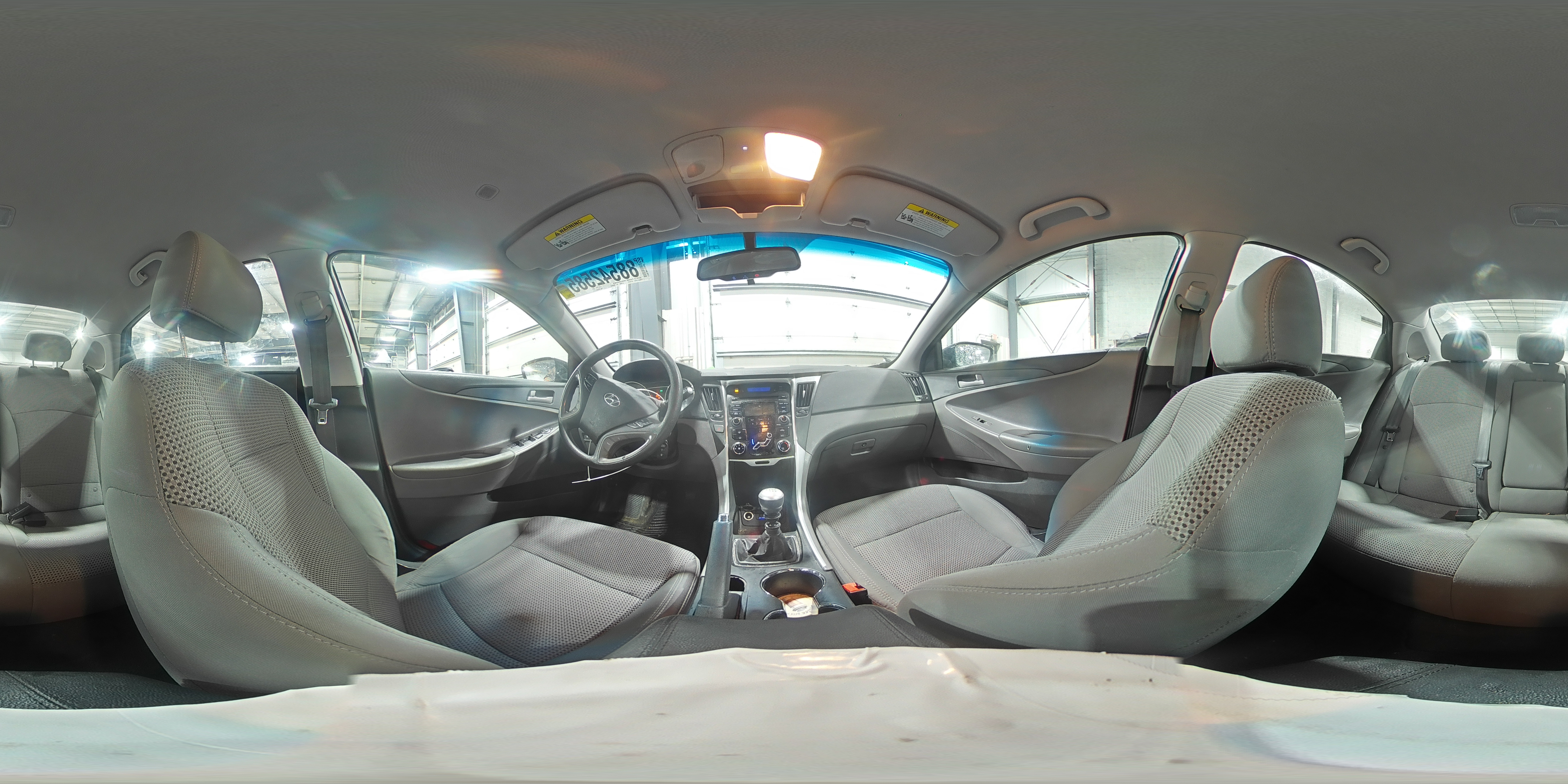 2012 Hyundai Sonata VIN 5NPEB4AC7CH358509 Copart auction photo, front end / top/roof damage thumbnail 14