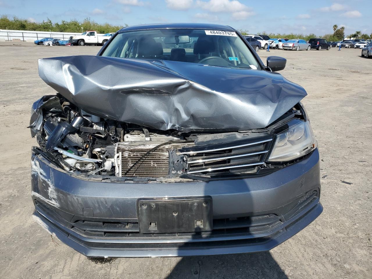 2017 Volkswagen Jetta VIN 3VW2B7AJ8HM319736 Copart auction photo, front end damage thumbnail 5