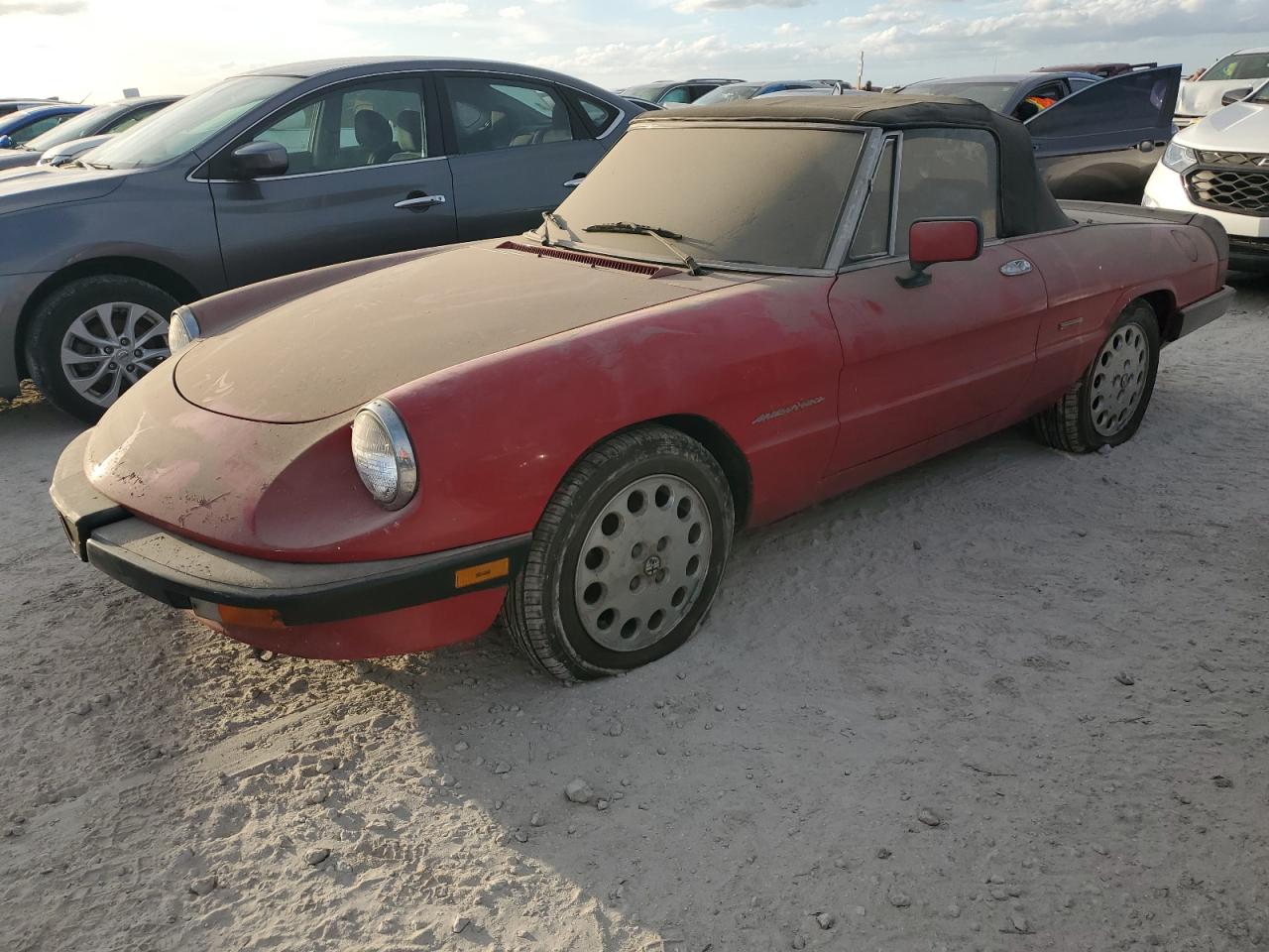 1990 Alfa Romeo Spider VIN ZARBA12G6L6001683 - Copart auction photo