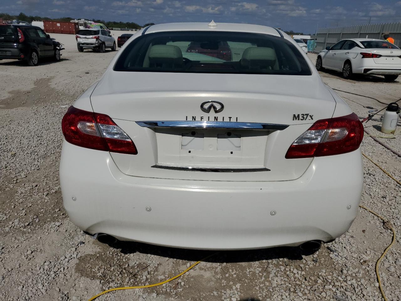 2013 Infiniti M VIN JN1BY1AR0DM602077 Copart auction photo, front end damage thumbnail 6