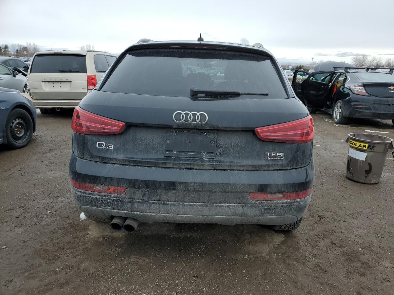 2018 Audi Q3 VIN WA1ECCFS4JR013073 Copart auction photo, front end damage thumbnail 6