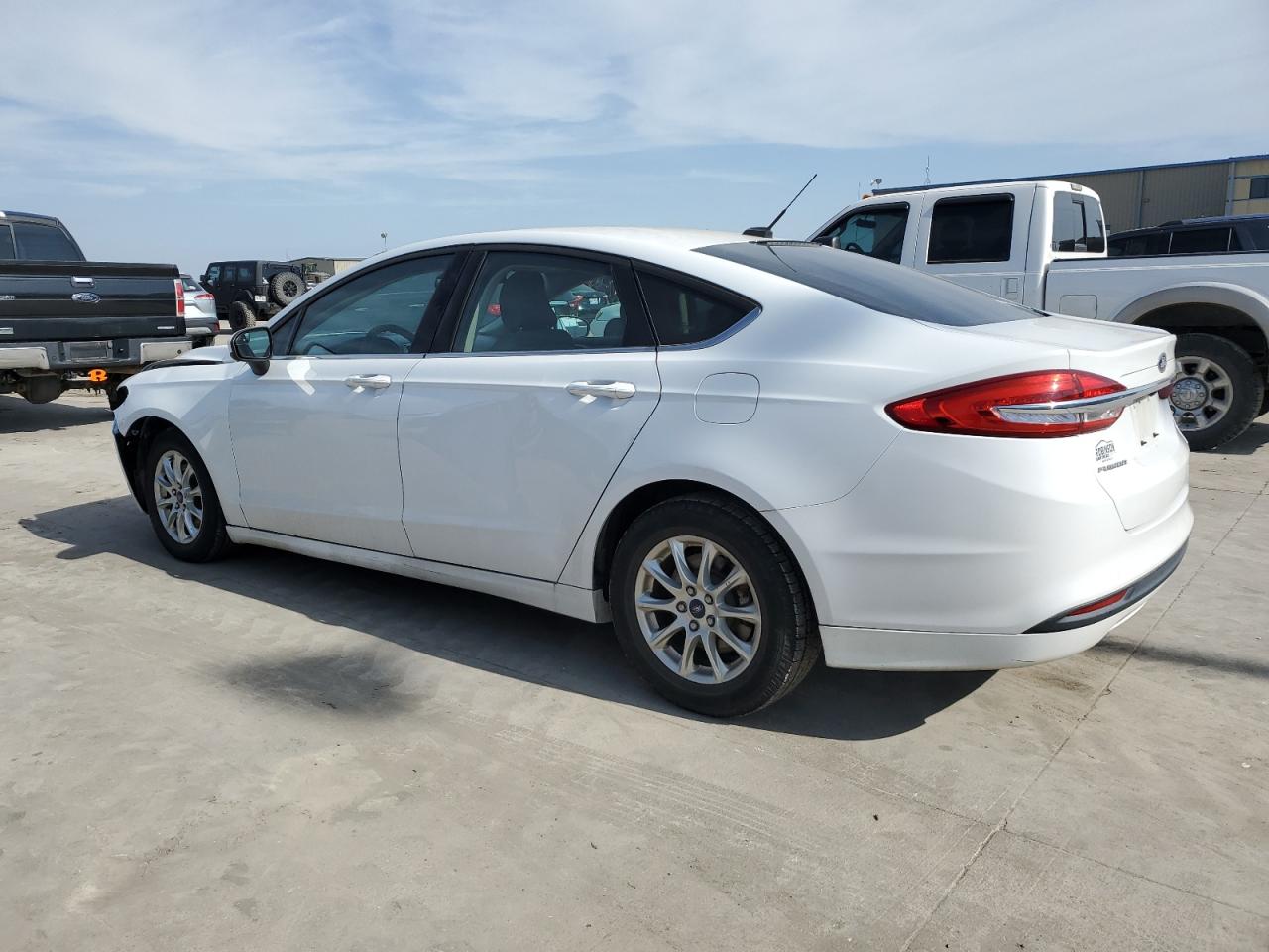 2017 Ford Fusion VIN 3FA6P0G71HR244394 Copart auction photo, front end damage thumbnail 2