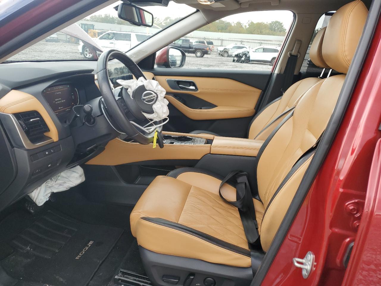 2021 Nissan Rogue VIN JN8AT3DC1MW107616 Copart auction photo, front end damage thumbnail 7