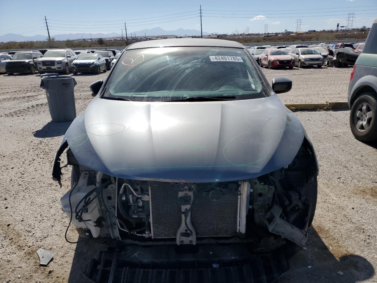 2017 Nissan Sentra VIN 3N1AB7AP1HY236695 Copart auction photo, frame damage / front end damage thumbnail 5