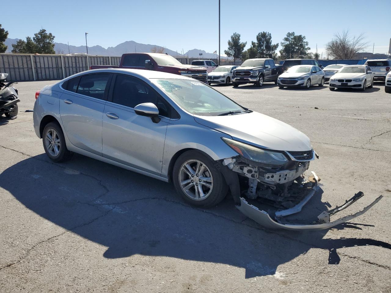 2017 Chevrolet Cruze VIN 1G1BE5SM5H7183284 Copart auction photo, all over damage thumbnail 4