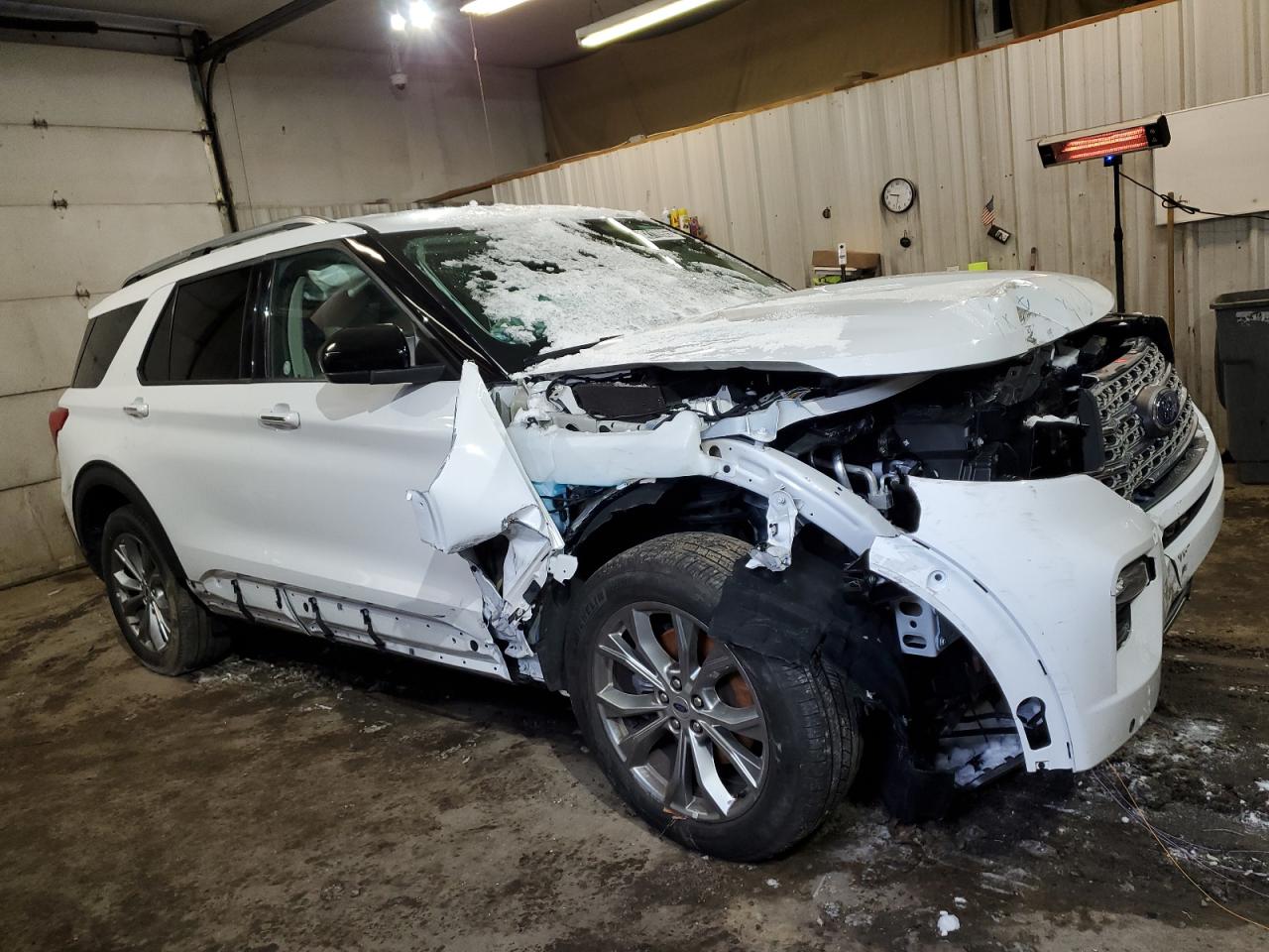 2023 Ford Explorer VIN 1FMSK8FH1PGB68127 Copart auction photo, all over damage thumbnail 4