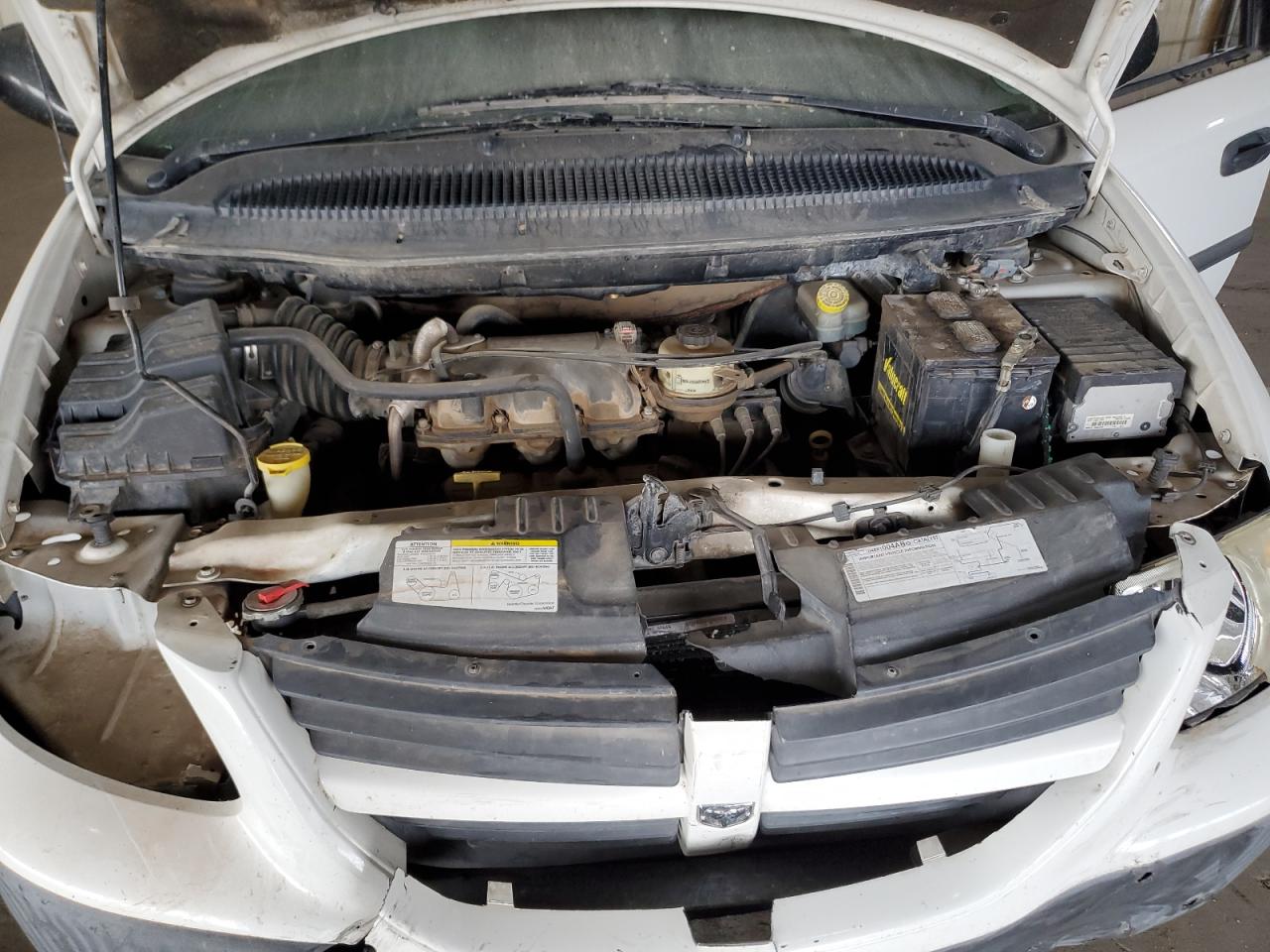 2006 Dodge Caravan VIN 1D4GP24R76B666609 Copart auction photo, front end / side damage thumbnail 14