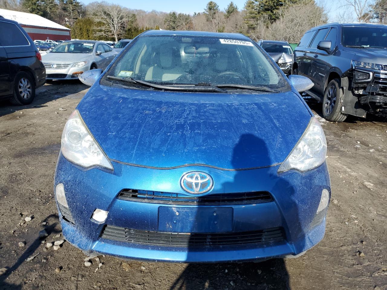 2013 Toyota Prius VIN JTDKDTB31D1553665 Copart auction photo, side damage thumbnail 5
