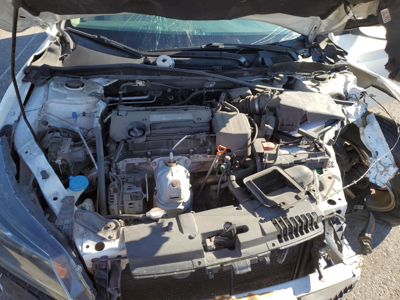 2014 Honda Accord VIN 1HGCR2F35EA279772 Copart auction photo, front end / undercarriage damage thumbnail 11