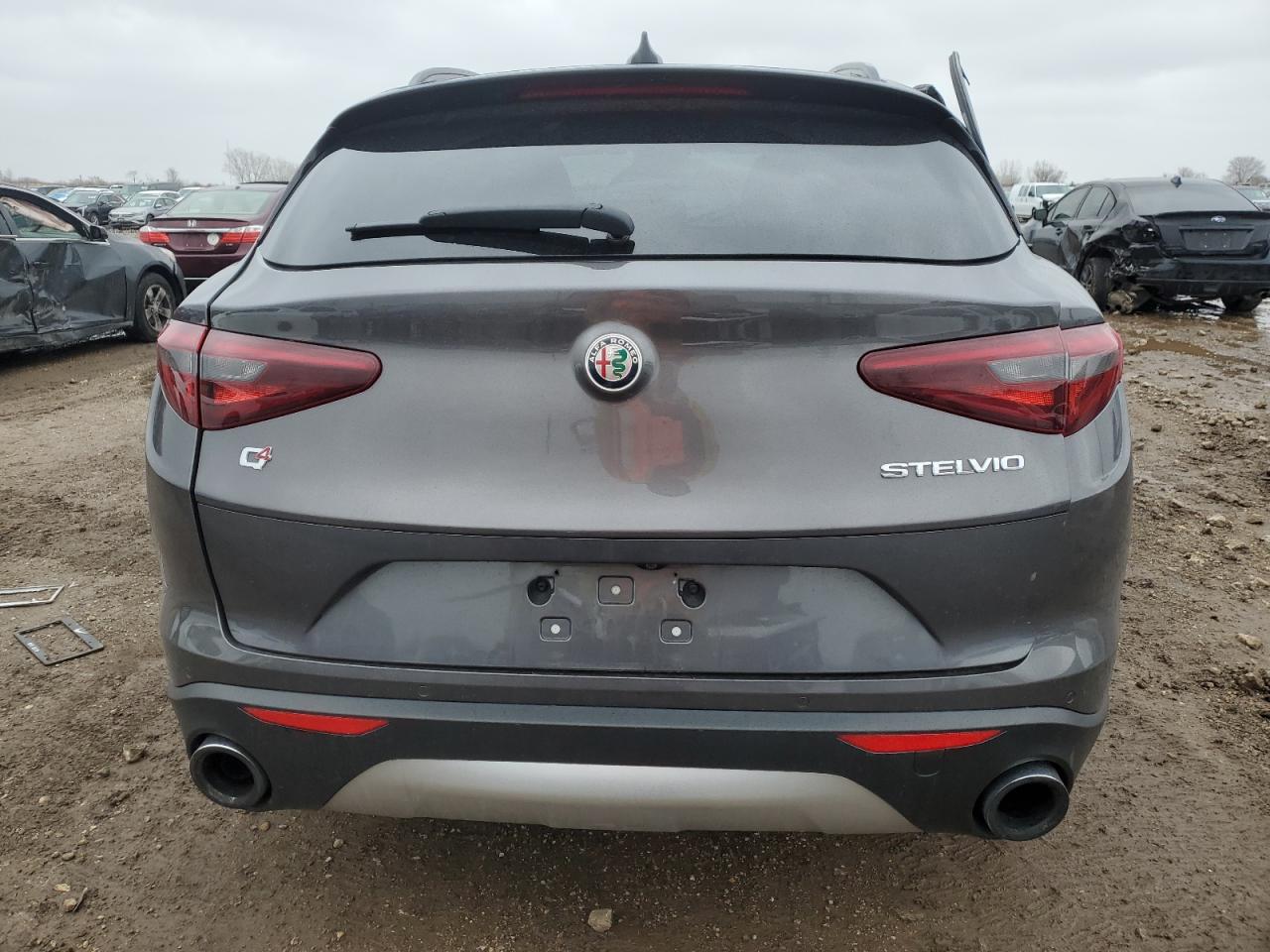 2019 Alfa Romeo Stelvio VIN ZASPAKBN1K7C31362 Copart auction photo, side / minor dent/scratches damage thumbnail 6