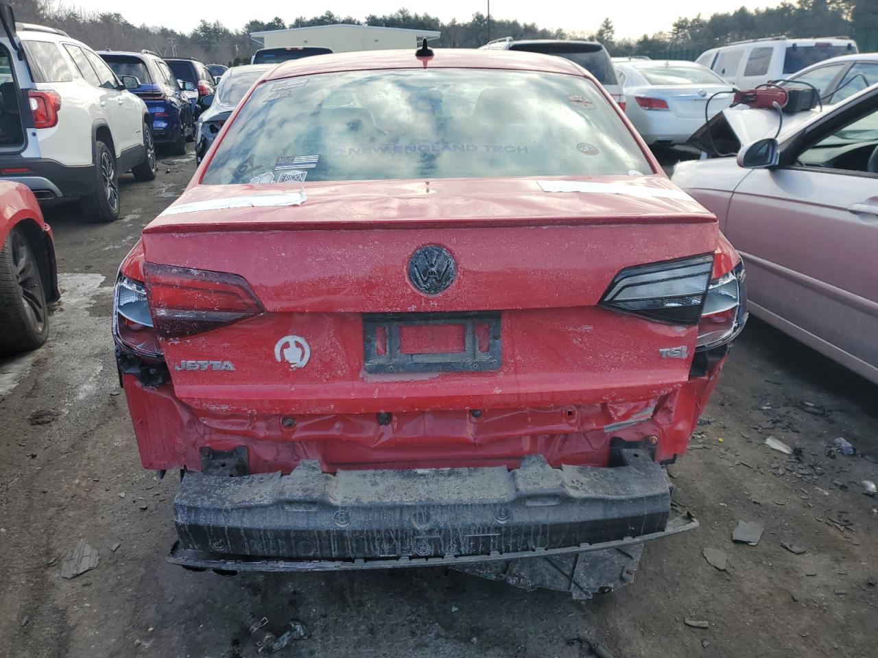 2016 Volkswagen Jetta VIN 3VWD17AJ0GM254343 Copart auction photo, rear end damage thumbnail 6
