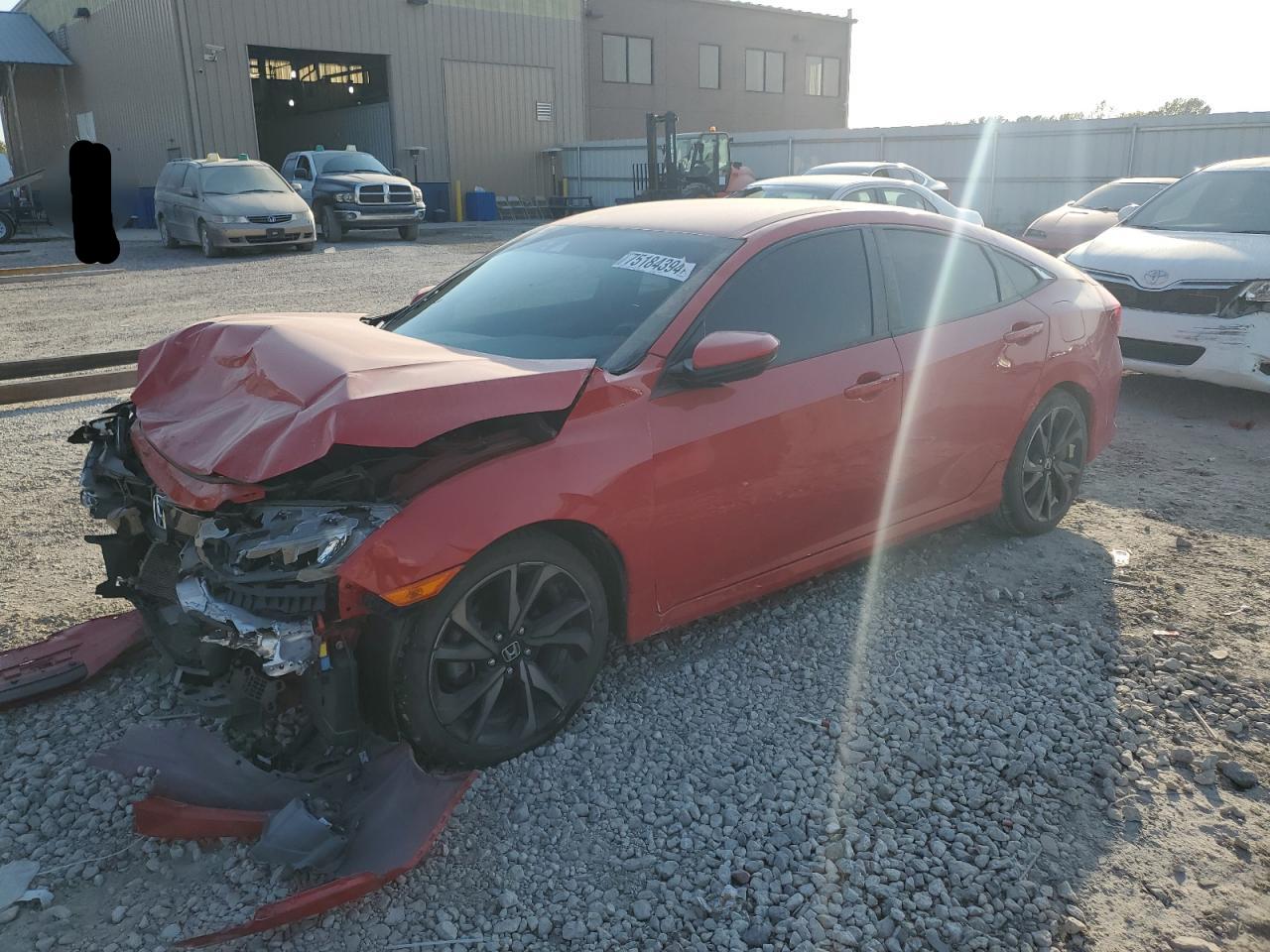2019 Honda Civic VIN 2HGFC2F88KH598526