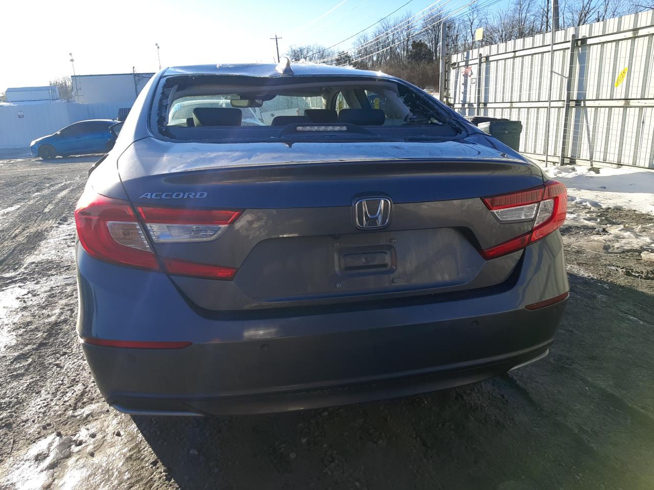 2021 Honda Accord VIN 1HGCV1F59MA022068 Copart auction photo, top/roof damage thumbnail 6