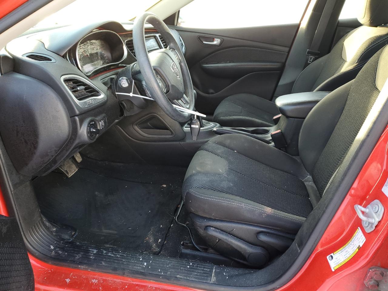 2016 Dodge Dart VIN 1C3CDFBB3GD689638 Copart auction photo, front end / side damage thumbnail 7