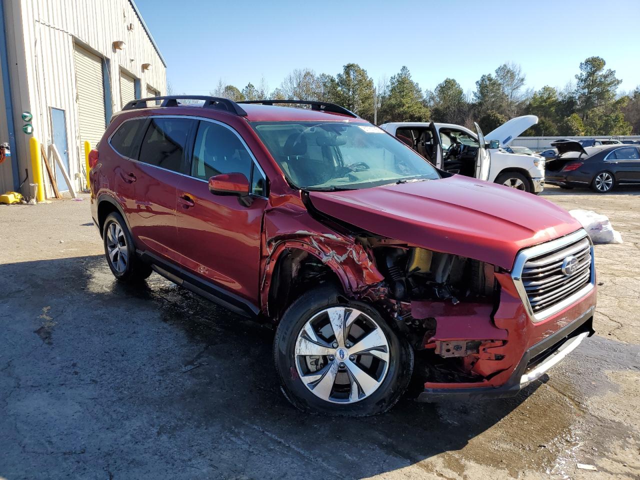 2019 Subaru Ascent VIN 4S4WMAFD7K3433763 Copart auction photo, front end damage thumbnail 4