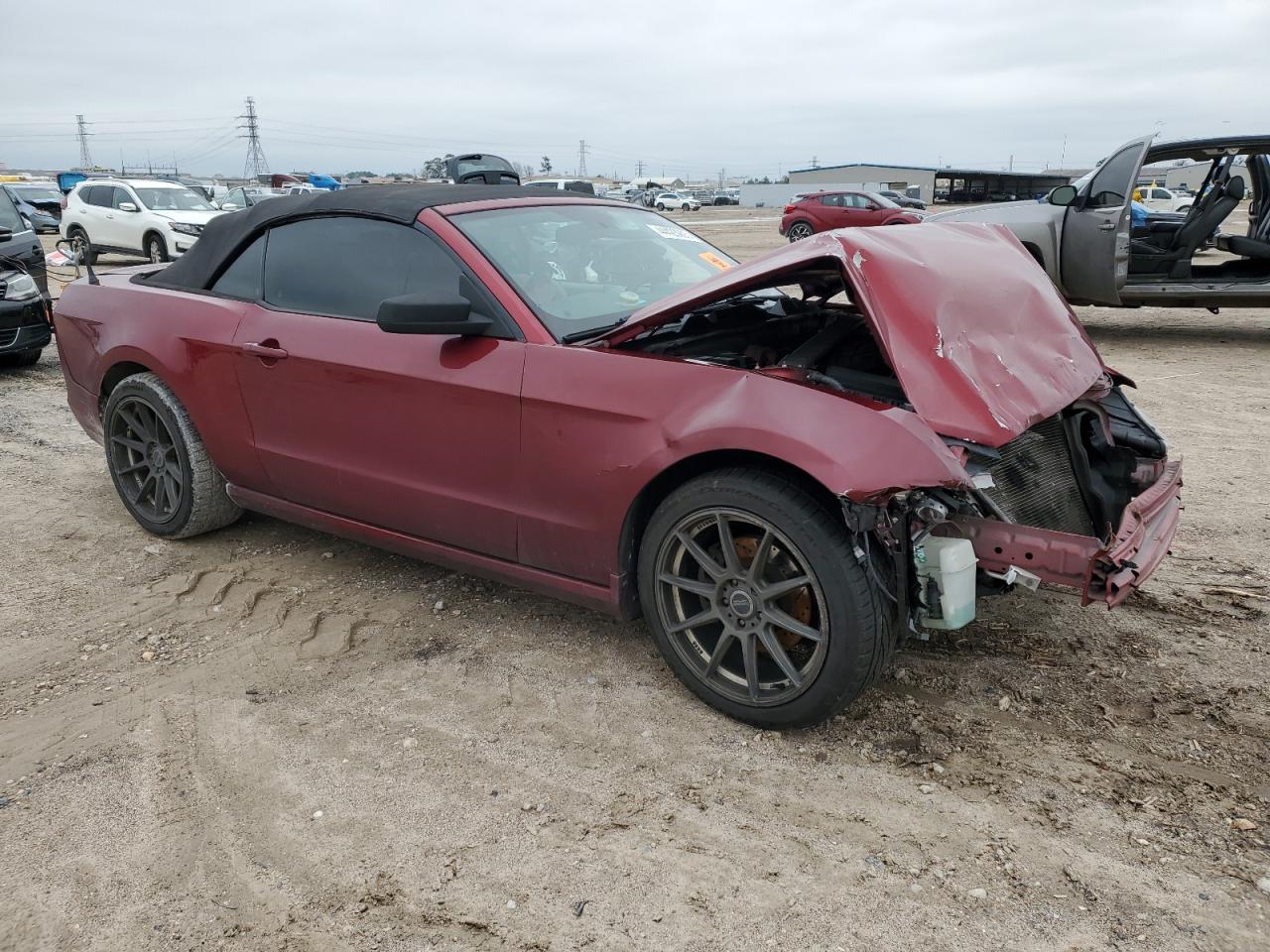 2014 Ford Mustang VIN 1ZVBP8EM3E5264366 Copart auction photo, frame damage / front end damage thumbnail 4