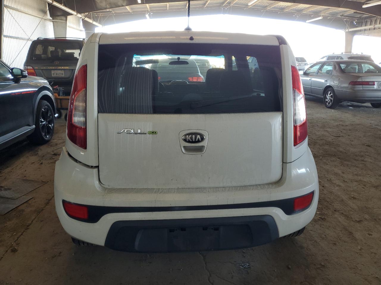 2013 KIA Soul VIN KNDJT2A68D7754755 Copart auction photo, all over damage thumbnail 6