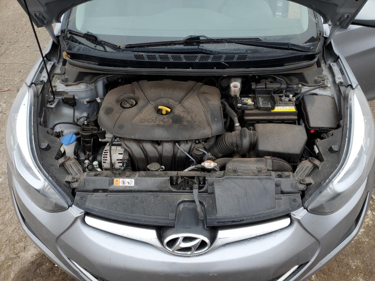2016 Hyundai Elantra VIN 5NPDH4AE5GH758456 Copart auction photo, rear end / minor dent/scratches damage thumbnail 12