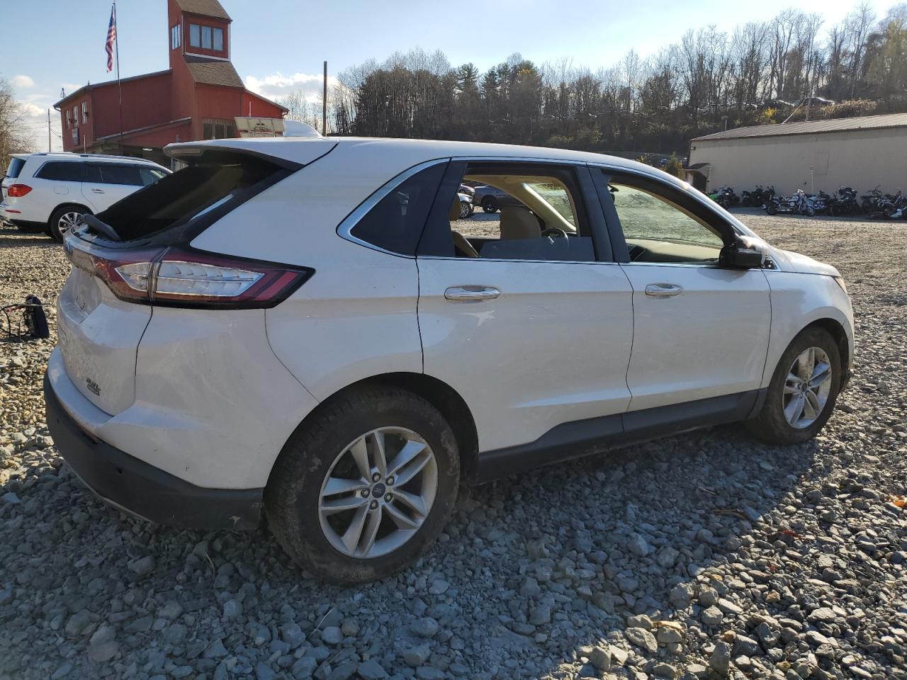 2015 Ford Edge VIN 2FMTK4J93FBB51736 Copart auction photo, rear end / side damage thumbnail 3